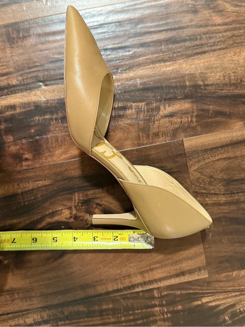 Sam Edelman Pointed-Toe D'Orsay Heels - Nude - 9.5 - Picture 6 of 6
